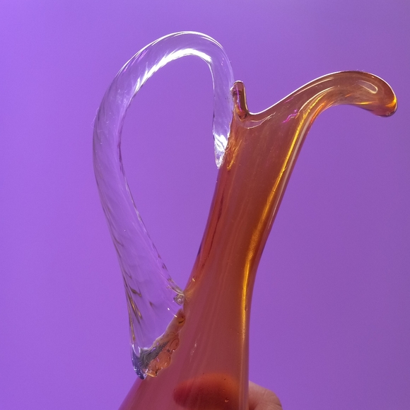 MCM Italian Etched gold Glass Decanter - Picture 14 of 16